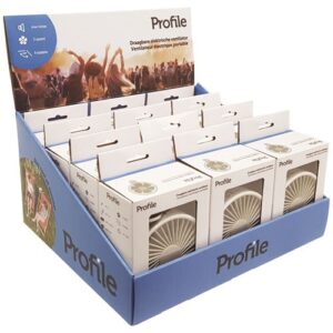 Photo de PROFILE Display 12 ventilateurs portables rechargeables