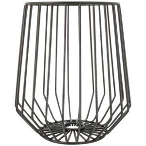 Photo de POINT VIRGULE Corbeille à fruits haute 23.4 cm Noire - Wire