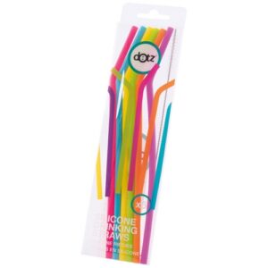 Photo de POINT VIRGULE Set 6 pailles 19.5 cm - Multicolores - DOTZ