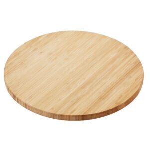 Photo de POINT VIRGULE Plateau rond pivotant 35 cm en bambou FSC