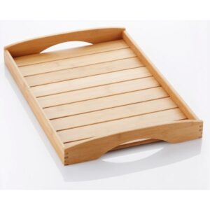 Photo de POINT VIRGULE Plateau de serveur 48 x 33 x 6 cm - Bamboo FSC