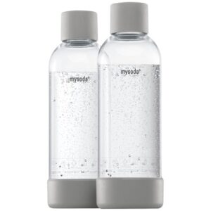 Photo de MYSODA Pack de 2 bouteilles 1 L Grises