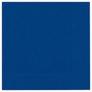 Photo de DUNI Lot 20 serviettes 33 x 33 cm Bleu Foncé