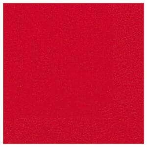 Photo de DUNI Lot 20 serviettes 33 x 33 cm Rouge