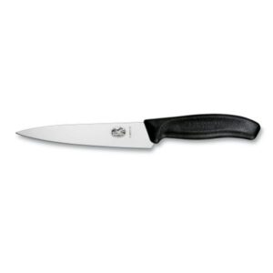 Photo de VICTORINOX Couteau à découper & éminceur 15 cm Noir