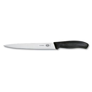 Photo de VICTORINOX Couteau filet de sole noir 20 cm flexible - Fibrox