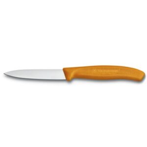 Photo de VICTORINOX Lot de 2 couteaux office 8 cm Orange - SwissClassic