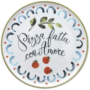 Photo de TOGNANA PORCELLANE S Assiette à pizza 33 cm - Cinzia Amore