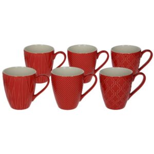 Photo de TOGNANA PORCELLANE S Mug 43 cl Rouge - Relief