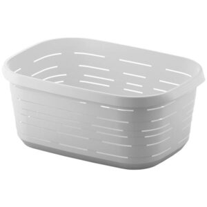 Photo de M-HOME Panier à linge 48l signature blanc