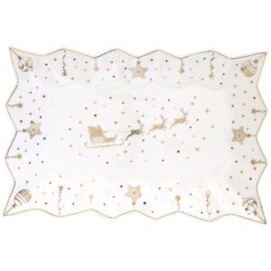 Photo de EASY LIFE Plat rectangulaire 35 x 23 cm - Christmas Lights