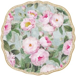 Photo de EASY LIFE Assiette festonnée 20 cm - Roses in Bloom