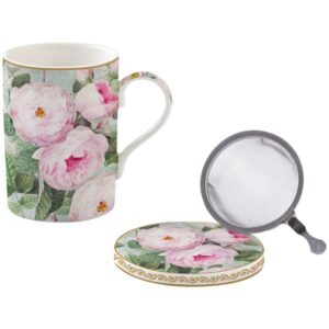 Photo de EASY LIFE Coffret tisanière 35 cl - Roses in Bloom