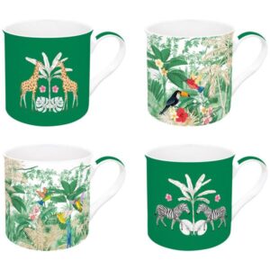 Photo de EASY LIFE Coffret 4 mugs 30 cl - Exotic Heaven