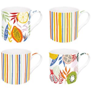 Photo de EASY LIFE Coffret 4 mugs 30 cl - Tutti Frutti