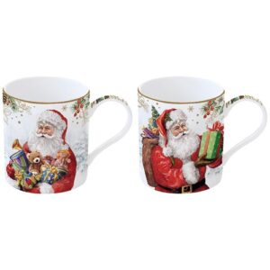 Photo de EASY LIFE Coffret 2 mugs 35 cl - Santa is Coming