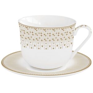 Photo de EASY LIFE Coffret Tasse Déjeuner 40 cl + sous-tasse - Festive