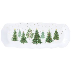 Photo de EASY LIFE Plat à cake 37 x 14 cm - Festive Trees