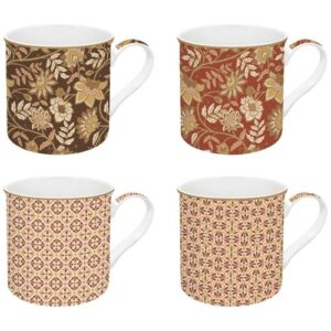 Photo de EASY LIFE Coffret 4 mugs 30 cl - Fleurs de Rêves
