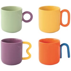 Photo de EASY LIFE Coffret 4 mugs 35 cl Bicolore - Creative
