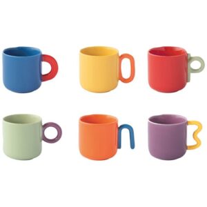 Photo de EASY LIFE Coffret 6 tasses à café 10 cl Bicolore - Creative