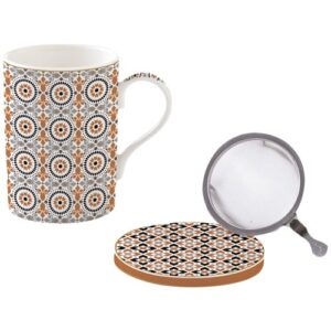 Photo de EASY LIFE Coffret tisanière 35 cl - Geo Ethnic