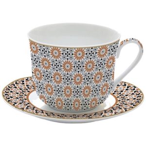 Photo de EASY LIFE Coffret Tasse Déjeuner 40 cl - Geo Ethnic