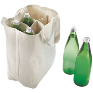 Photo de METALTEX Sac bouteilles 6 compartiments coton OLIVIER *