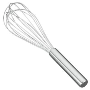 Photo de METALTEX Fouet acier inox manche plein 25 cm