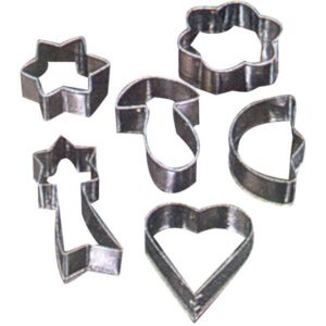 Photo de METALTEX Lot de 6 découpoirs à pâtes en inox