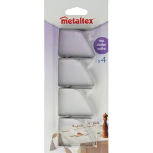 Photo de METALTEX Lot de 4 pinces-nappe inox