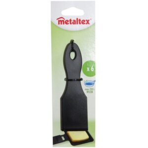 Photo de METALTEX Lot de 6 spatules à raclette en nylon
