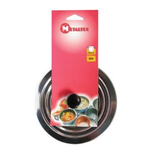 Photo de METALTEX Couvercle inox multidiamètre 16 à 21 cm
