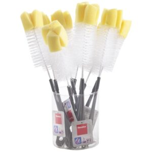 Photo de METALTEX Pot 10 goupillons fléxibles + tête éponge XL *