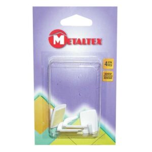 Photo de METALTEX Crochet adh.petit modèle x4 s/c 291010