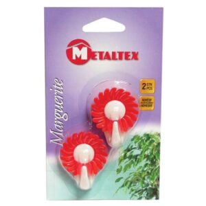 Photo de METALTEX Crochet adh.marguerite x2 blist.292004