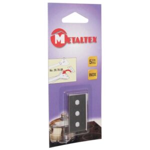Photo de METALTEX Recharge x 5 lames gratte vitre