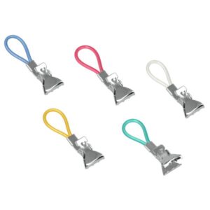 Photo de METALTEX Lot de 5 pinces Caïman pour torchons