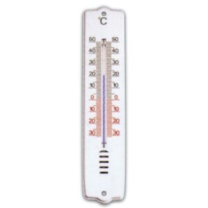 Photo de METALTEX Thermomètre intérieur/extérieur plastique blanc