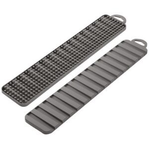 Photo de METALTEX Tapis égouttoir GRAVITY SLIM recto-verso plast. GRIS 40x8cm *