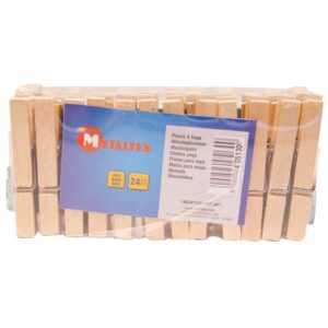 Photo de METALTEX Pince linge bois sachet 24 405130