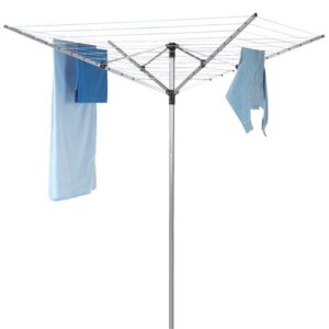 Photo de METALTEX Séchoir extérieur 4 bras + housse JERSEY PLUS 50m alu mât Ø 4cm (EM.099 *