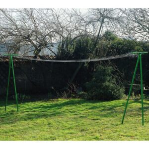 Photo de METALTEX Séchoir de jardin en t corde à linge 40m