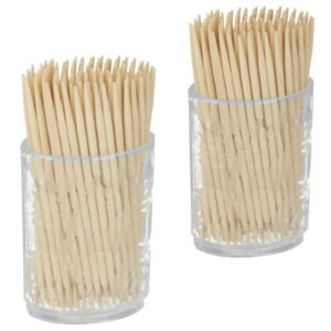 Photo de METALTEX Lot de 2 tonnelets avec 100 cure dents