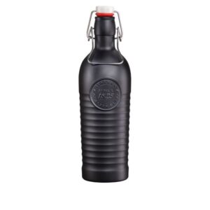 Photo de BORMIOLI Bouteille 1.2 L Anthracite - Officina Metallic
