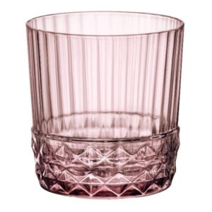 Photo de BORMIOLI Lot 6 gobelets bas 38 cl Lilas Rose - America's 20