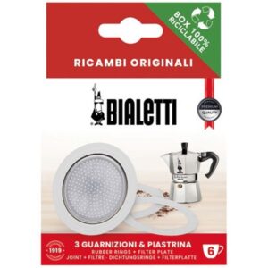 Photo de BIALETTI Filtre + 3 joints pour cafetière italienne 6 tasses