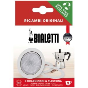 Photo de BIALETTI Filtre + 3 joints pour cafetière italienne 9 tasses