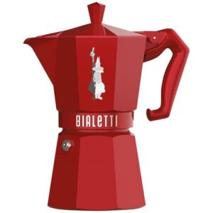 Photo de BIALETTI Cafetière italienne 6 tasses Rouge - Moka Exclusive