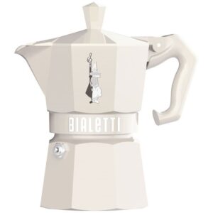 Photo de BIALETTI Cafetière italienne 3 tasses Crème - Moka Exclusive